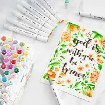 Ohuhu Markers - 116 Colors Dual Tips for Creative Art