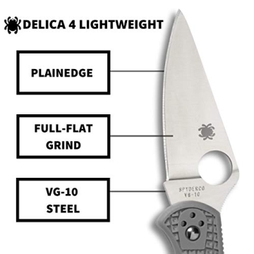 Spyderco Delica 4 Lightweight EDC Knife with Versatile Carry Options