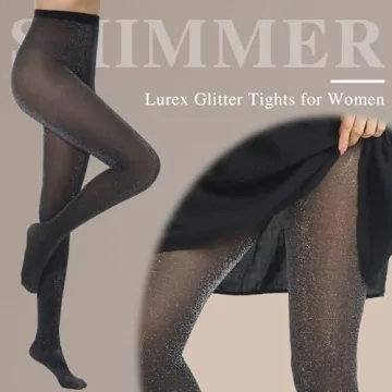 Stylish MANZI Sparkly Tights for Women - Comfortable & Versatile