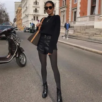 Stylish MANZI Sparkly Tights for Women - Comfortable & Versatile