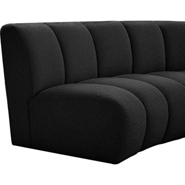 Stylish Meridian Infinity Modern Sectional 2PC