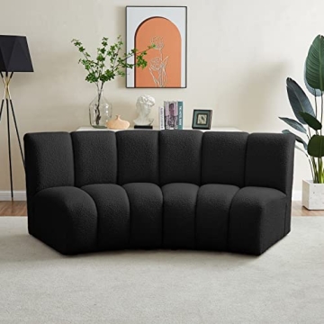Stylish Meridian Infinity Modern Sectional 2PC