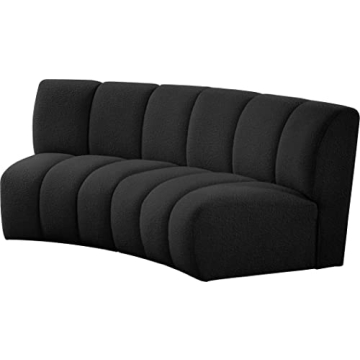 Stylish Meridian Infinity Modern Sectional 2PC
