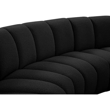 Stylish Meridian Infinity Modern Sectional 2PC