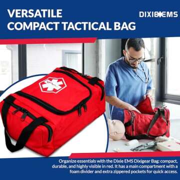 Dixie EMS First Responder II Bag - Compact Medical Supply Bag