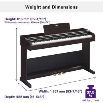 Yamaha YDP-165 Digital Piano for Beginners and Intermediates