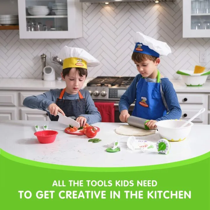 Kids Cookware Set 30-Piece - Curious Chef Collection