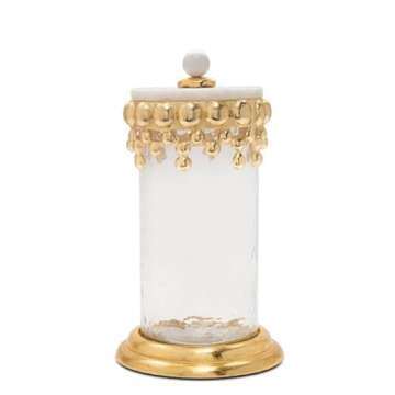 Aspire Designs Gold Canister Set - Marble Kitchen Jars