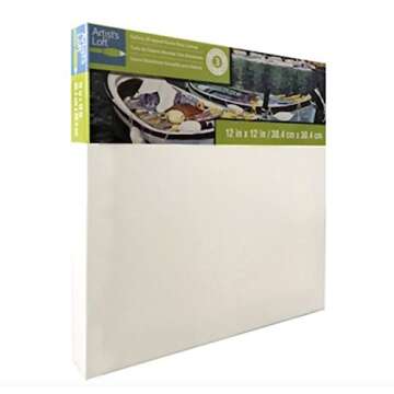 Artist's Loft Gallery Wrapped Heavy Duty Canvas 12" x 12"