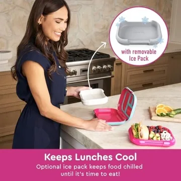 Bentgo Kids Chill Lunch Box with Ice Pack, Leak-Proof, Durable