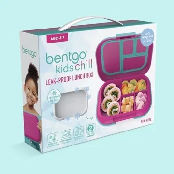 Bentgo Kids Chill Lunch Box with Ice Pack, Leak-Proof, Durable