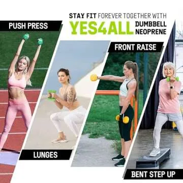 Dumbbell Neoprene 3-5-8lb pair + Metal Rack