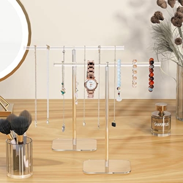 Elegant Aredpoook Clear Jewelry Stand for All Occasions.