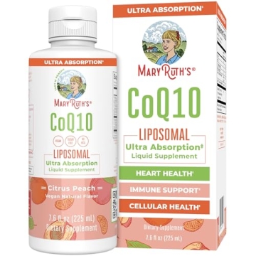 MaryRuth Organics Liquid CoQ10 - Boost Heart Health & Energy