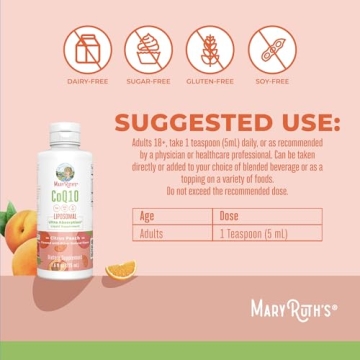 MaryRuth Organics Liquid CoQ10 for Heart Health & Energy