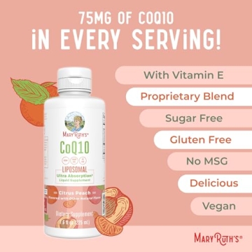 MaryRuth Organics Liquid CoQ10 for Heart Health & Energy