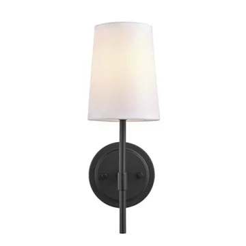 Affordable Globe Electric Wall Sconce with Fabric Shade