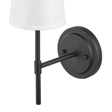 Affordable Globe Electric Wall Sconce with Fabric Shade