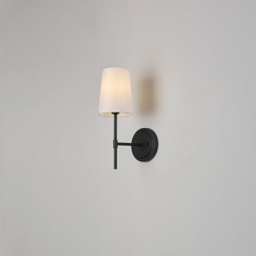 Affordable Globe Electric Wall Sconce with Fabric Shade