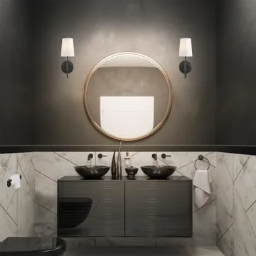 Affordable Globe Electric Wall Sconce with Fabric Shade