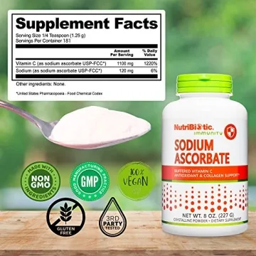 NutriBiotic Sodium Ascorbate Powder – Immune Support & Digestive Friendly