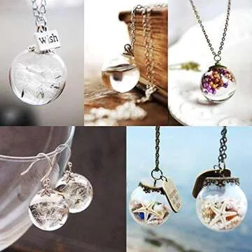 Mini Glass Globe Bottle Kit for Creative DIY Projects
