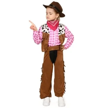 Tacobear Cowgirl Costume for Girls - Fun Dress Up Set