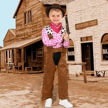 Tacobear Cowgirl Costume for Girls - Fun Dress Up Set