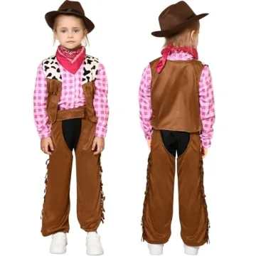 Tacobear Cowgirl Costume for Girls - Fun Dress Up Set