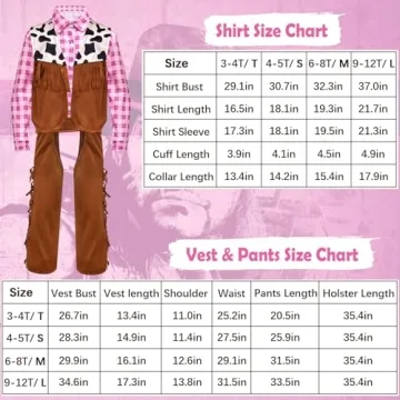 Tacobear Cowgirl Costume for Girls - Fun Dress Up Set