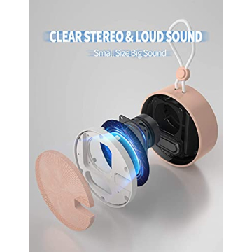 INSMY C12 IPX7 Waterproof Bluetooth Speaker Loud Portable