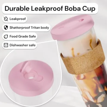 Dodoko Boba Cup 24oz – Travel Friendly and Stylish