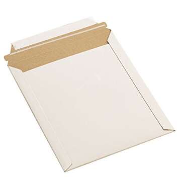 100-9.75" x 12 1/4 Rigid Photo Flat MAILERS 9.75"x12.25" by ValueMailers