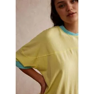 Songling Casual Loose Fit Cotton Tee for Women