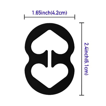 Tamlien Bra Strap Clips for Comfort & Style - 8 Pack