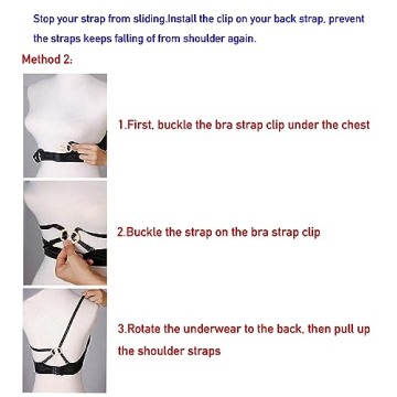 Tamlien Bra Strap Clips for Comfort & Style - 8 Pack