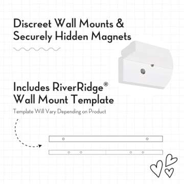 RiverRidge Magnetic Picture Frame for Kids' Artwork Changeable - Kids Art Frame for Art Easily Displays Children's Drawings & Photos 3 Pack