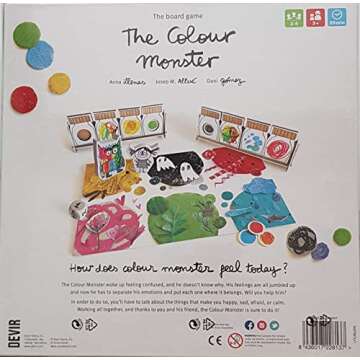 Devir Americas The Color Monster Childrens Game