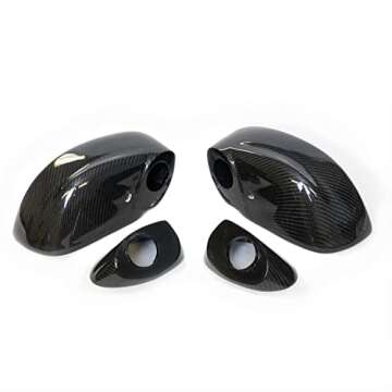 Vicrez Nissan GTR R35 2009-2016 OEM Carbon Fiber Mirror Replacement - vz100390