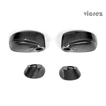 Vicrez Nissan GTR R35 2009-2016 OEM Carbon Fiber Mirror Replacement - vz100390