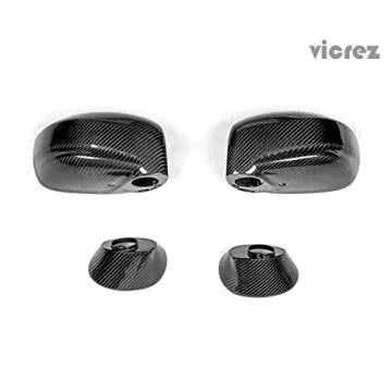 Vicrez Nissan GTR R35 2009-2016 OEM Carbon Fiber Mirror Replacement - vz100390