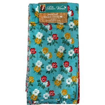 Pioneer Woman Floral Kitchen Towels Set of 4 for Stylish Kitchens