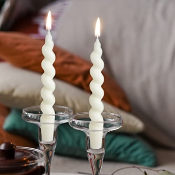 Spiral Taper Candles for Elegant Home Decor and Events
