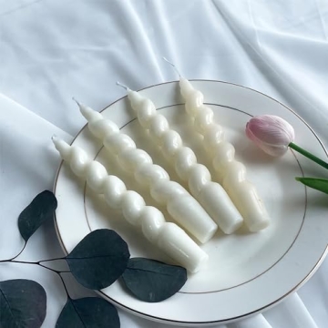 Spiral Taper Candles for Elegant Home Decor and Events