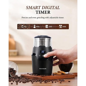 SHARDOR Adjustable Coffee Grinder Silent Multi-Functional Grinder