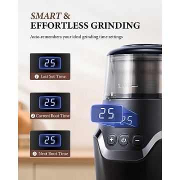 SHARDOR Adjustable Coffee Grinder Silent Multi-Functional Grinder
