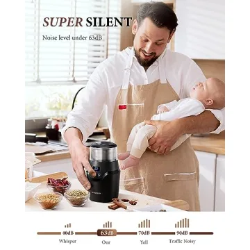 SHARDOR Adjustable Coffee Grinder Silent Multi-Functional Grinder