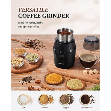 SHARDOR Adjustable Coffee Grinder Silent Multi-Functional Grinder