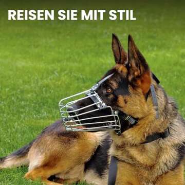 Adjustable Durable Dog Muzzle for Medium Large Breeds