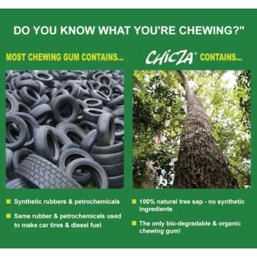 Natural Mayan Chewing Gum "Chicza" - 2 x 12 Mint Gums